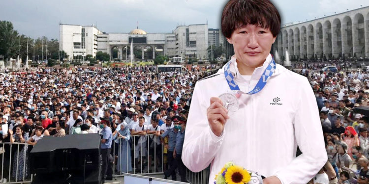 Кыйкырык-сүрөөн менен коштолгон беттеш… Айсулуу Тыныбекова күмүш медалга ээ болду