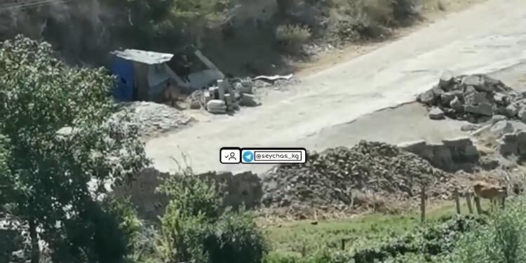 Соцтармакта кыргыз-тажик чек арасында казылган окоптордун видеосу пайда болду