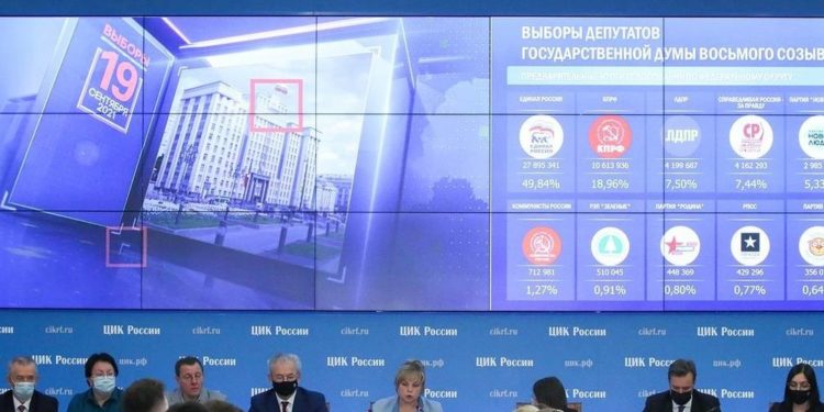Орусиядагы парламенттик шайлоонун алдын ала жыйынтыгы