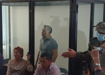 Биринчи Май райондук сотунда Кой-Таш окуясы боюнча соттук отурум өтүп жатат