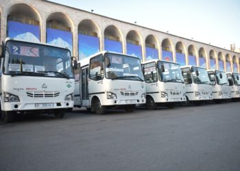 Бишкекке 210 жаңы автобус алып келинди (сүрөт)
