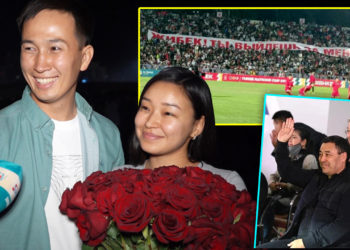 “Садыр Жапаров күбө болду, президентти өкүл ата коёбуз” дейт футболдо сүйүктүүсүнүн колун сураган жигит