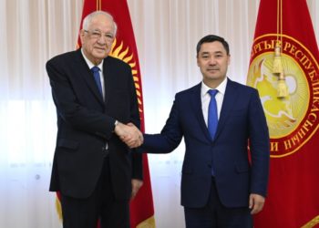 Садыр Жапаров Азербайжандын Кыргызстандагы элчисин кабыл алды