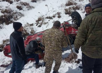 Жалал-Абадда жол кырсыгынан бир адам көз жумду (сүрөт)