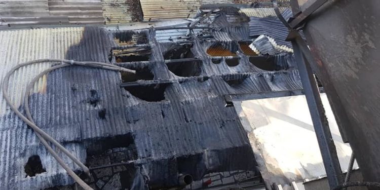 Бишкектеги «Алтын Казына» кафесинде чыккан өрт чектөөгө алынды (сүрөт)