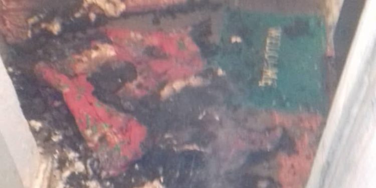 Балыкчыдагы көп кабаттуу үйдүн батиринен өрт чыгып, 74 жаштагы киши иске ууланды