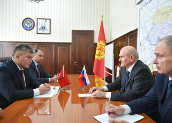 Министрлер кабинетинин төрагасынын биринчи орун басары Орусиянын элчисин кабыл алды