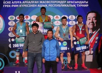 Казакстанда өткөн эл аралык турнирде Кыргызстандын грек-рим күрөшү боюнча курама командасы 7 медаль утту