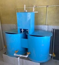 Ысык-Көлдөгү Сан-Таш айылында таза суу курулмалары пайдаланууга берилди (сүрөт)