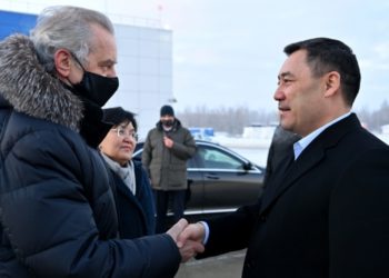 Президент Садыр Жапаров Санкт-Петербург шаарына барды (сүрөт)