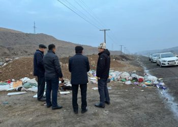 Ош-Ноокат жолундагы таштанды бир жумада алынат