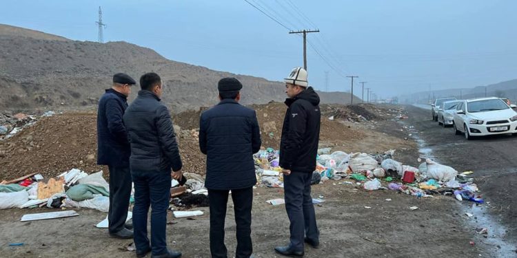 Ош-Ноокат жолундагы таштанды бир жумада алынат