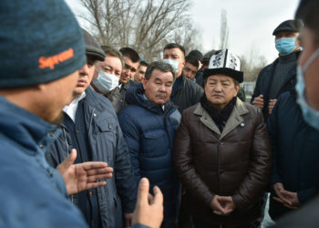 Акылбек Жапаров Чүй облусундагы бир катар объектилердин иши менен таанышты