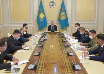 Казакстандагы митингдер. Токаев саат 7:00дө террорчулукка каршы штабдын жыйынын өткөрдү