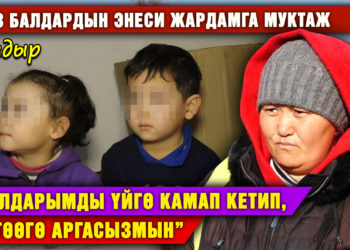 Эгиз балдардын энеси жардамга муктаж: “Балдарымды үйгө камап кетип, иштөөгө аргасызмын”