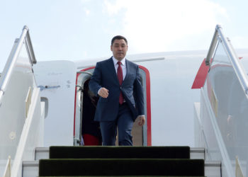 Президент Садыр Жапаров Пекин шаарына барды
