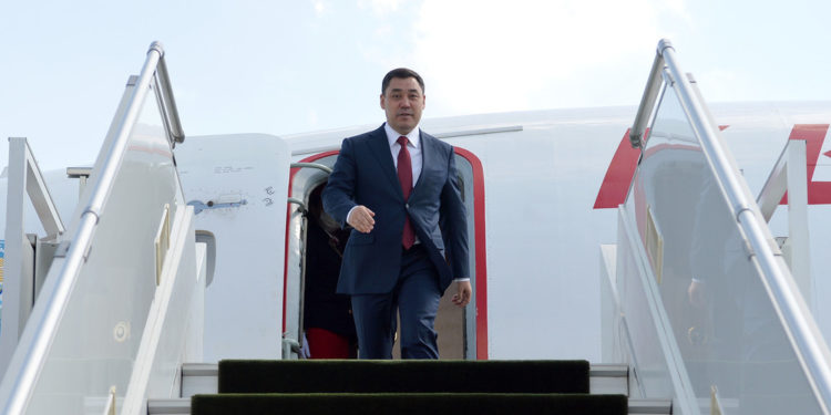 Президент Садыр Жапаров Пекин шаарына барды