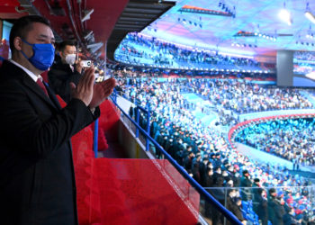 Президент Садыр Жапаров Кышкы Олимпиада оюндарынын ачылыш аземине барды