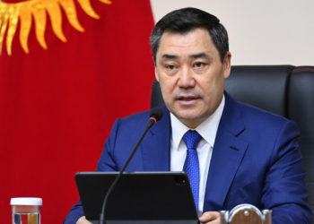 Садыр Жапаров Донбасстагы кырдаал боюнча үн катты