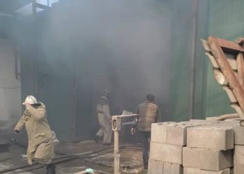 Оштогу пахтаны кайра иштетүүчү заводдо өрт чыкты