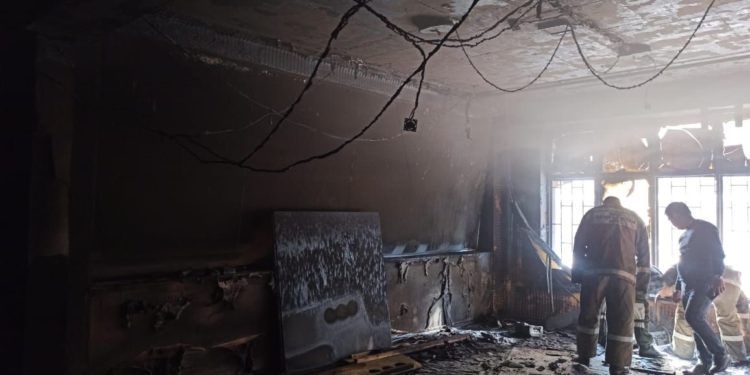 Бишкектеги телеканалдардын биринин имаратында өрт чыкты