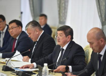 Акылбек Жапаров Жогорку Кеңештин айрым депутаттары менен жолукту