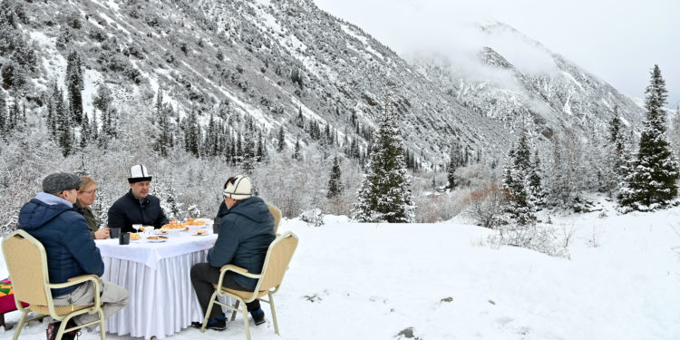 Садыр Жапаров эл аралык уюмдардын өкүлдөрү менен экологияны сактоо маселесин талкуулады