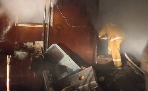 Сокулукта вагондон өрт чыгып, 51 жаштагы эркек киши каза болду