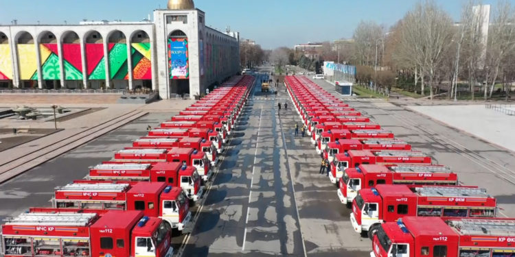 Мамлекет башчысы: «5 миллион долларга 58 өрт өчүрүүчү унаа сатып алдык»