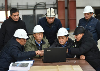 Жапаров Камбар-Ата-1 ГЭСинде даярдык иштерин баштоону тапшырды