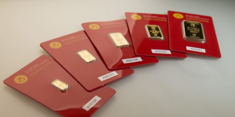 Улуттук банк марттын биринчи аптасында 17 килограммдан ашуун алтын сатты