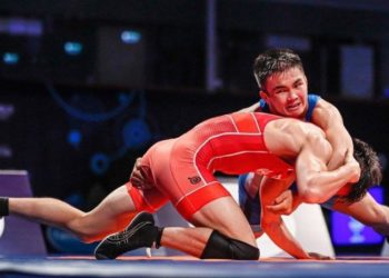 Азия чемпиондугунда эркин күрөш боюнча Кыргызстандын курамасы 6-орунду ээледи