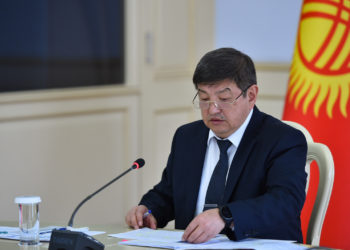 Жапаров: «Чек арадан өткөн жүк ташуучу унаалардын эсебинде Кыргыз жана Кытайдын маалыматынын дал келбестиги 2000ден ашык унааны түзөт»