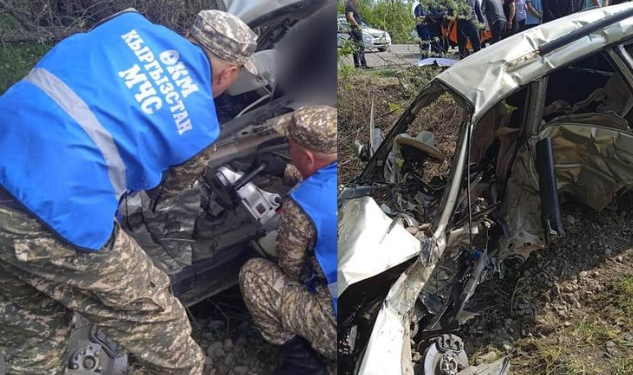 Бишкек-Нарын-Торугарт жолунда 2 унаа сүзүшүп, 69 жана 65 жаштагы жарандар жан берди