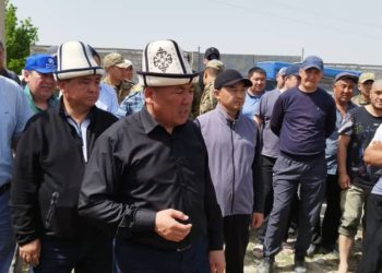 Абдикарим Алимбаев Арка айылынын тургундары менен жолукту (сүрөт)