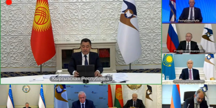 Бүгүн Садыр Жапаровдун төрагалыгы алдында Евразиялык экономикалык кеңештин жыйыны өтөт