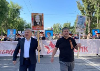 Бишкекте пандемиядан кийин биринчи жолу “Өлбөс полк” жүрүшү өтүүдө