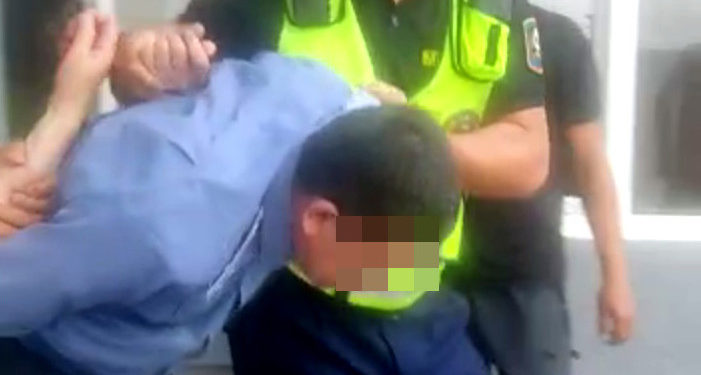 Ошто мас абалындагы видеосу тараган милиция кызматкери кызматтан алынды