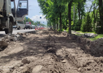 Бишкектеги айрым көчөлөр кеңейтилип жатат