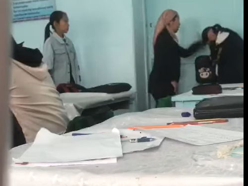 Окуучуну сабаган мугалим: «Окуучу мага орой сүйлөгөндүктөн чаап тарбиялайын дегем»