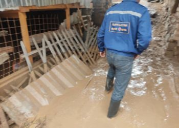 Жалал-Абаддын Терек-Сай айылында сел жүрүп, турактарга зыян келтирди