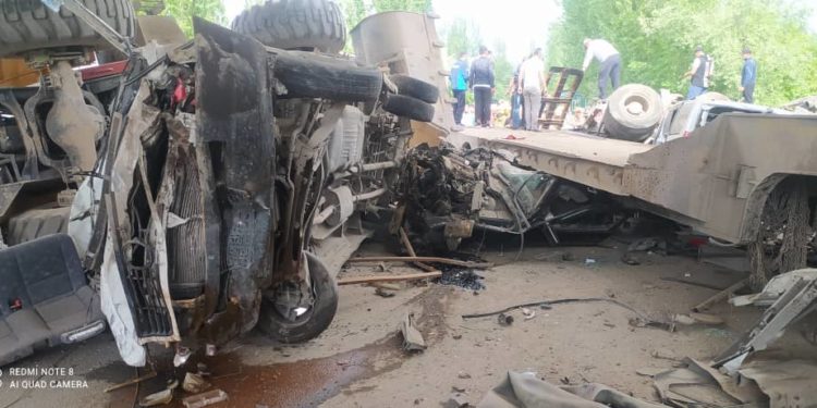 Кадамжайда чоң жол кырсыгы катталды (сүрөт)