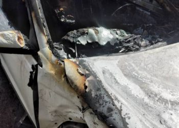 Бишкектеги айып короодо 4 унаа өрттөнүп кетти. Кырсыктын видеосу