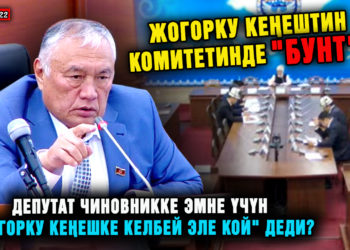ЖАҢЫЛЫКТАР. Жогорку Кеңештин комитетинде «бунт»!