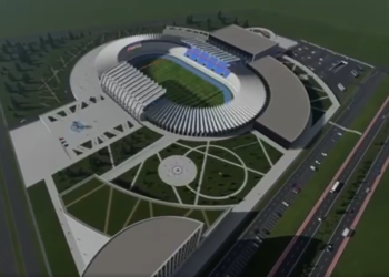 Садыр Жапаров убада кылган жаңы стадиондун макетинин видеосу жарыяланды