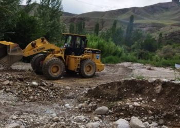 Кадамжайда кечээ сел жүрүп, бүгүн калыбына келтирүү иштери жасалууда