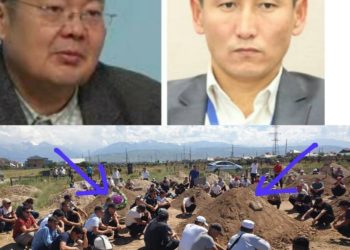 Маркумдар Марат Казакпаев менен Бакыт Асанбаевдин жанаша жайгашкан мүрзөлөрү (сүрөт)