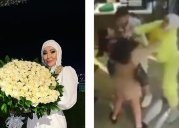 «Казакстандан келип кезек күтөмүнбү?» Кайрымдуулук фонддун жетекчиси белгисиз кыздар жоолугун жулуп, кол салганын айтат (видео)