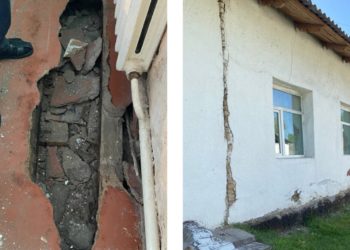 «Чиновниктер «тил эмизип» келишет». Ноокаттагы авариялык абалдагы мектептин сүрөттөрү жарыяланды (сүрөт)