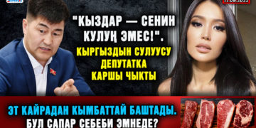 ЖАҢЫЛЫКТАР. «Кыздар — сенин кулуң эмес!». Кыргыздын сулуусу депутатка каршы чыкты